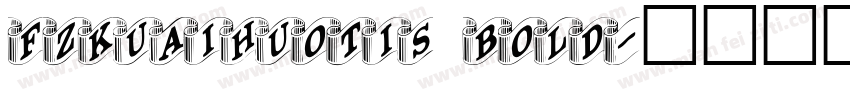 FZKuaiHuoTiS Bold字体转换